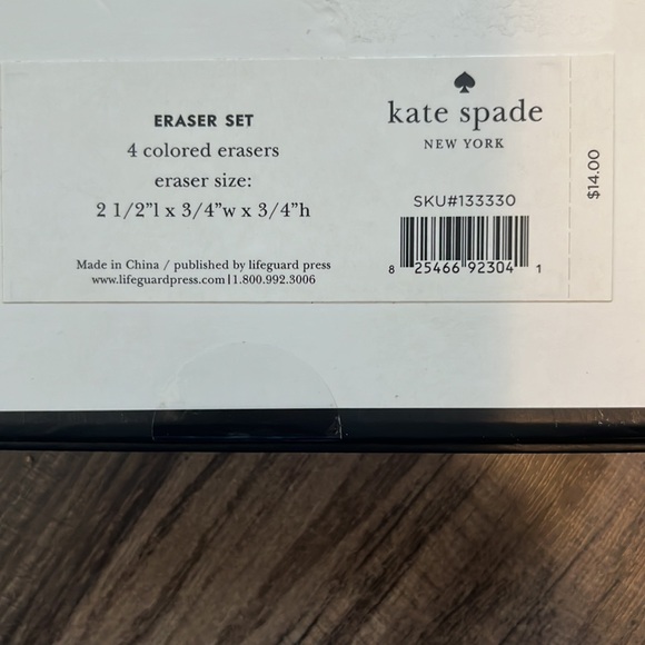 Kate Spade Erasers - Picture 2 of 3